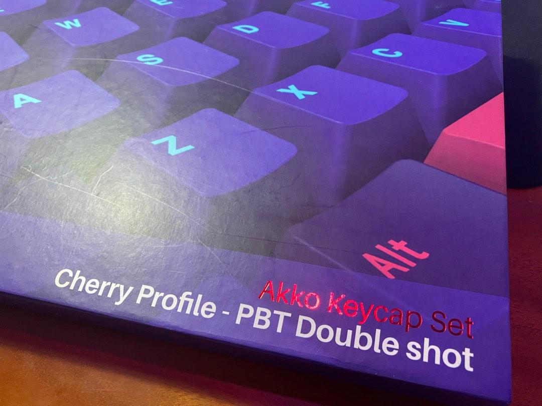 NEON Akko Keycap Set (Cherry Profile - PBT Double Shot), Computers ...