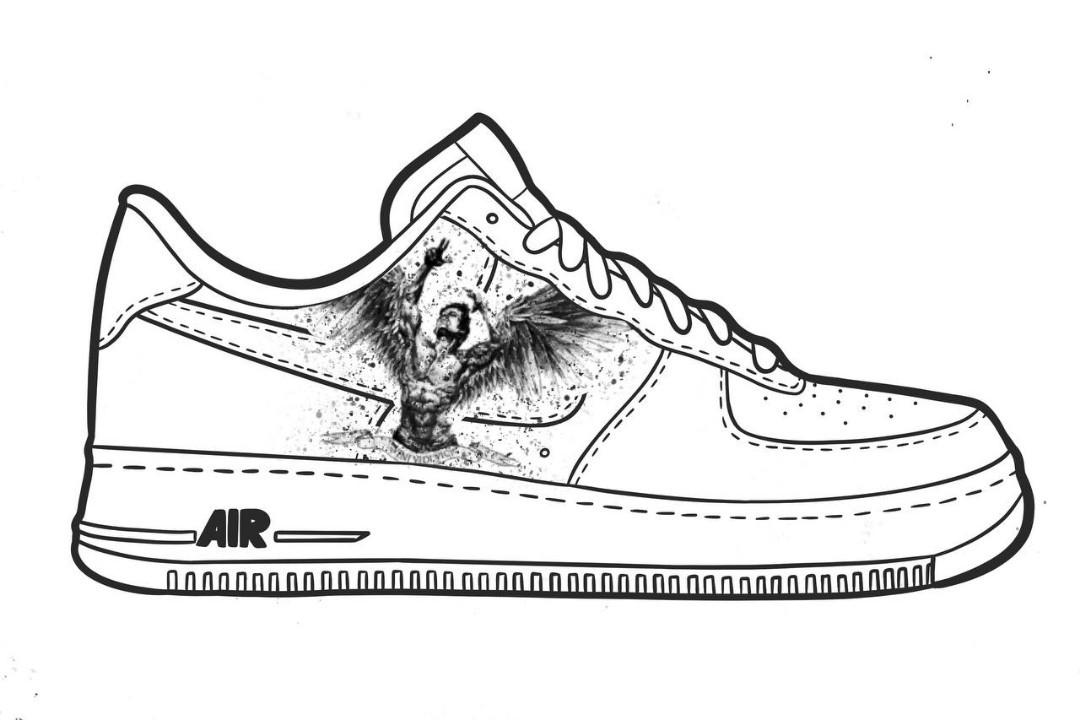 How To Draw Nike, How To Draw Air Force Ones, Step By Step, Drawing