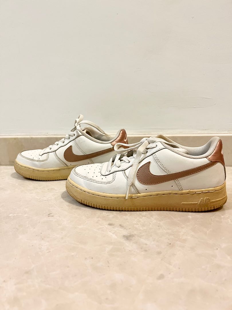 nike air force 1 rose gold womens