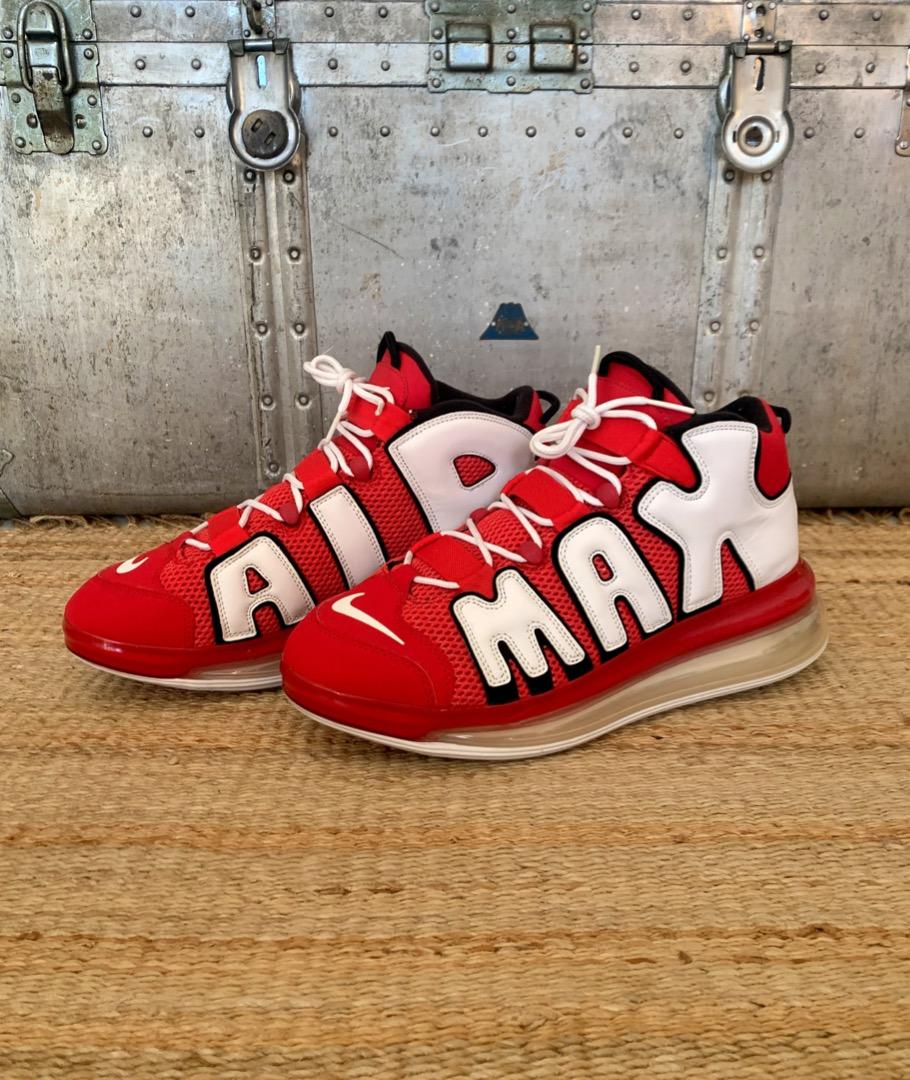 NIKE AIR MORE UPTEMPO 720 UNIVERSITY RED US12