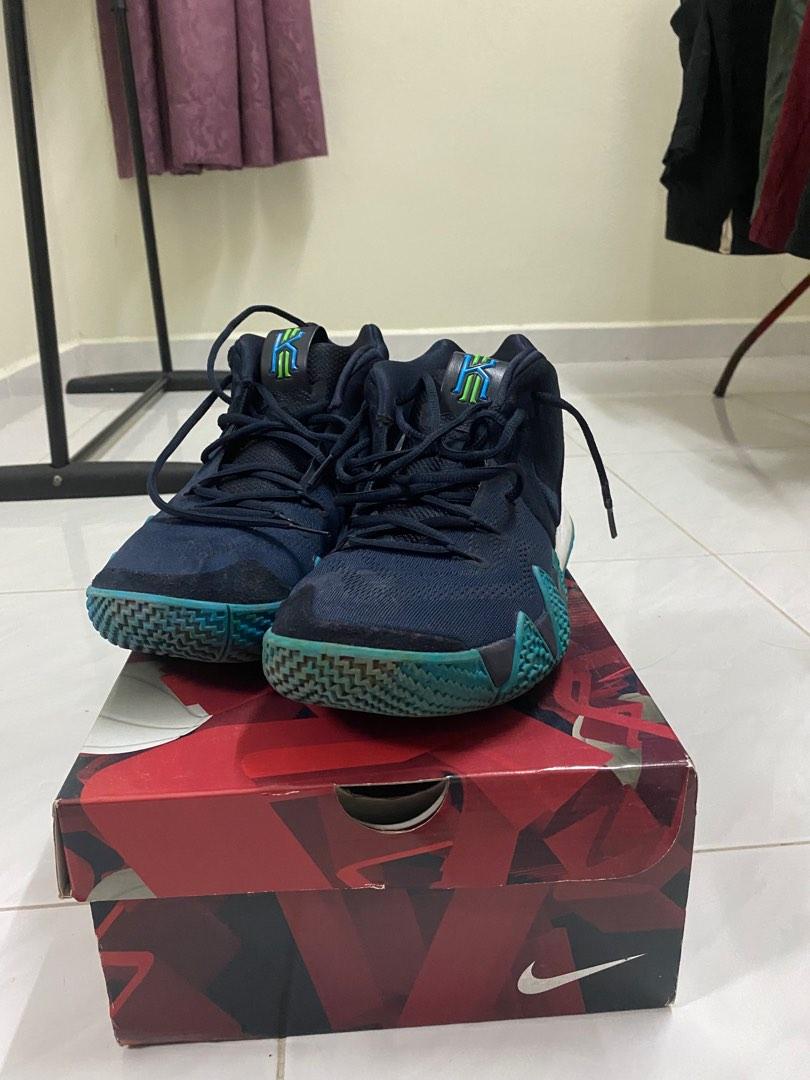 Kyrie 4 obsidian cheap on feet