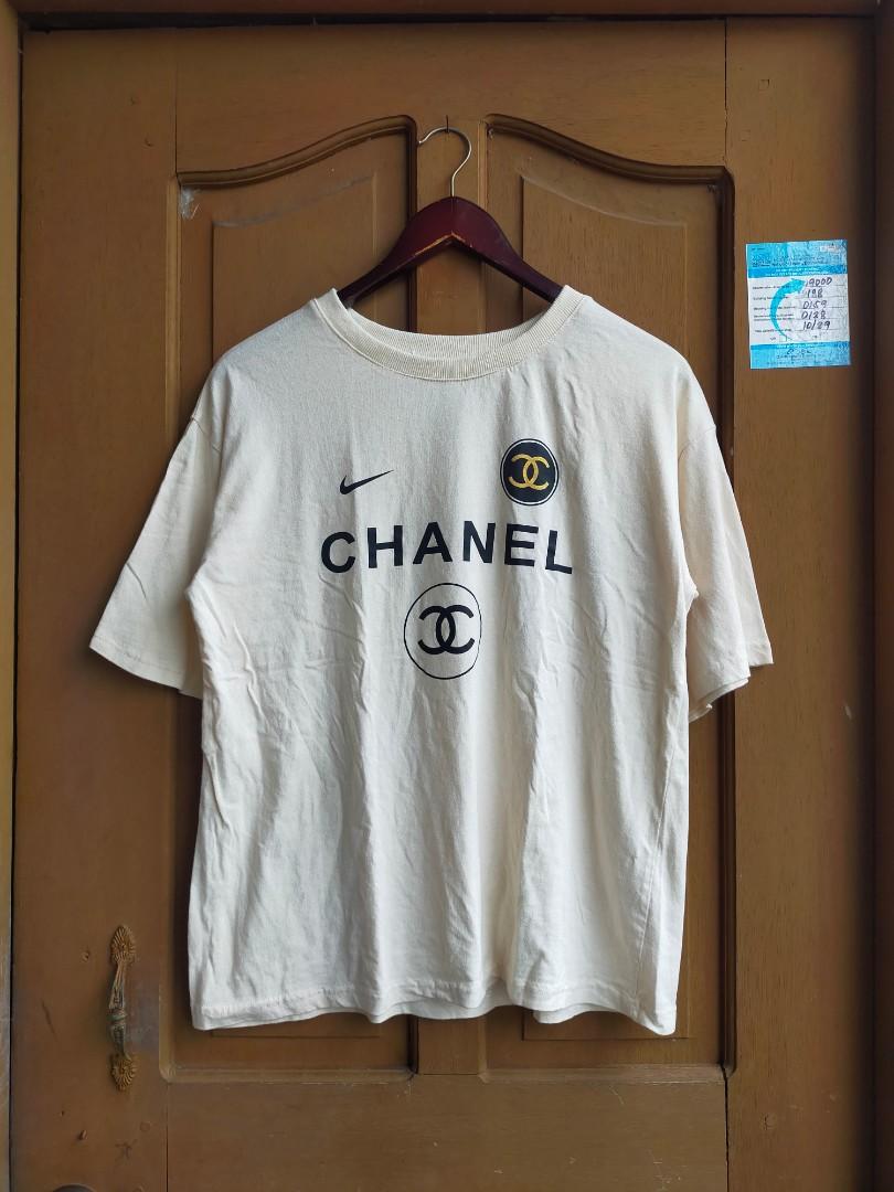vasthoudend Clancy Afdrukken Nike x Coco Chanel shirt cream, Men's Fashion, Tops & Sets, Tshirts & Polo  Shirts on Carousell