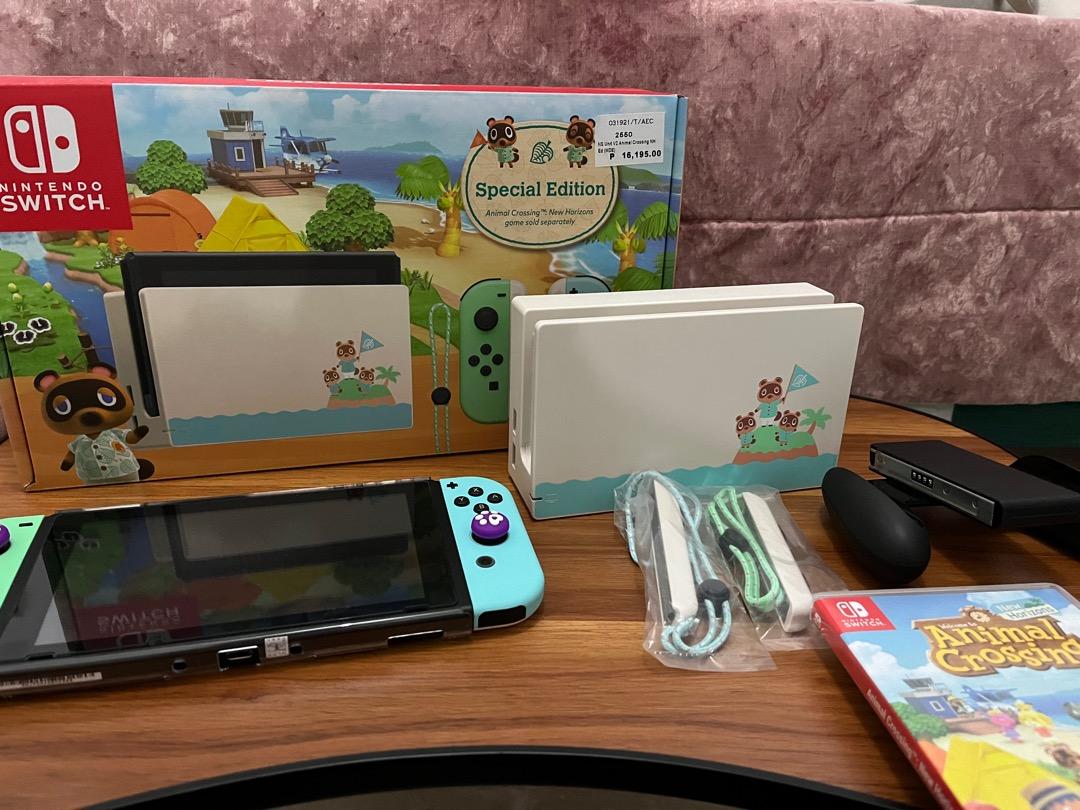 Animal crossing switch console come with game