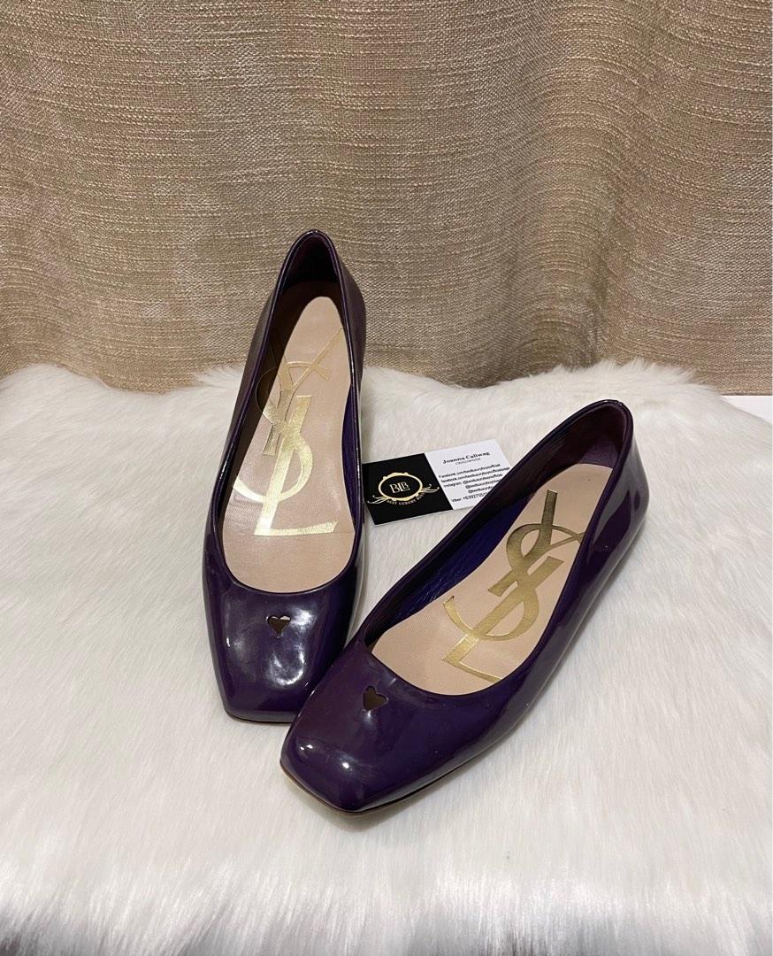 Ysl ballet flats hot sale