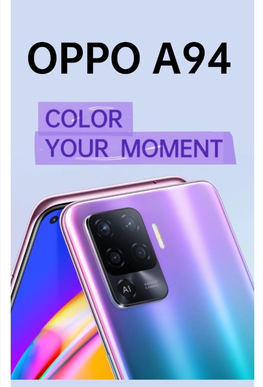 OPPO A94 5G 16,3 cm (6.43) SIM doble ColorOS 11.1 USB Tipo C 8 GB