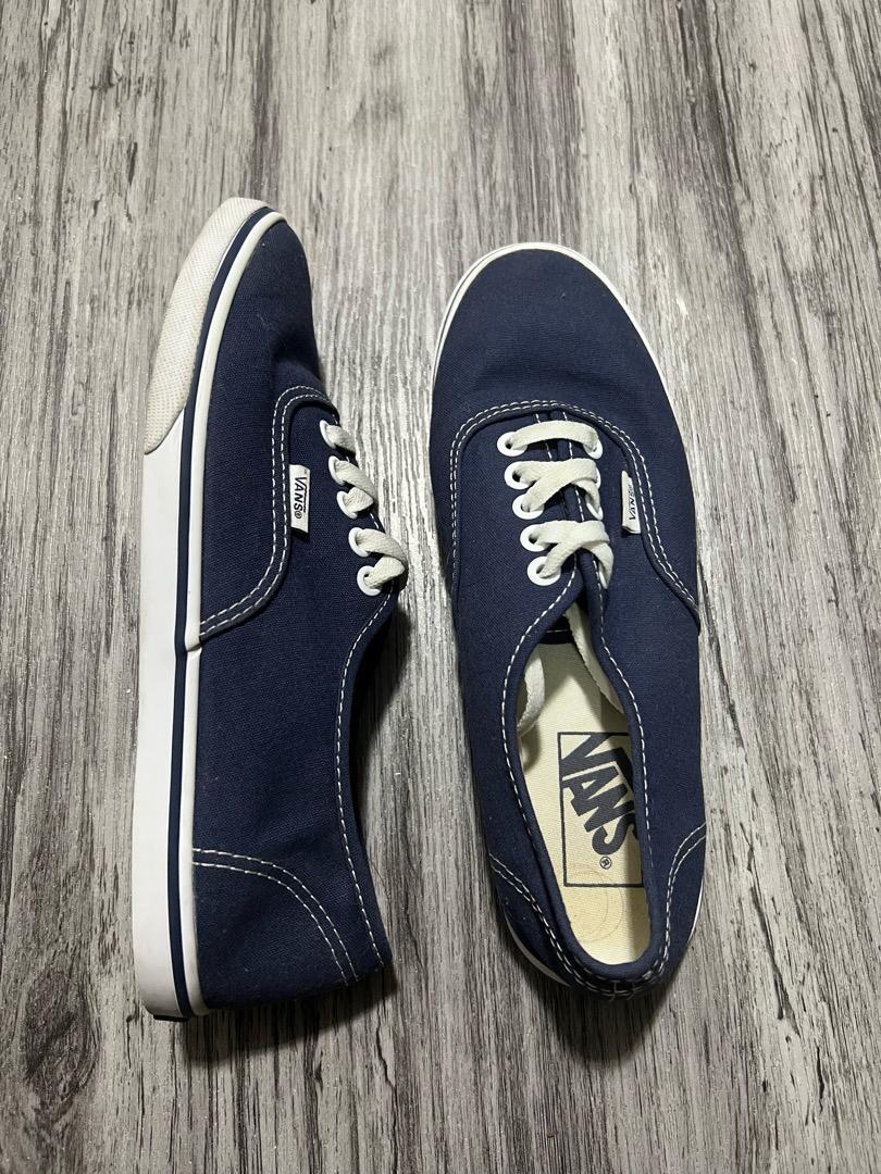Original Vans Basic Navy Blue, Women's Fashion, Footwear, Sneakers on ...