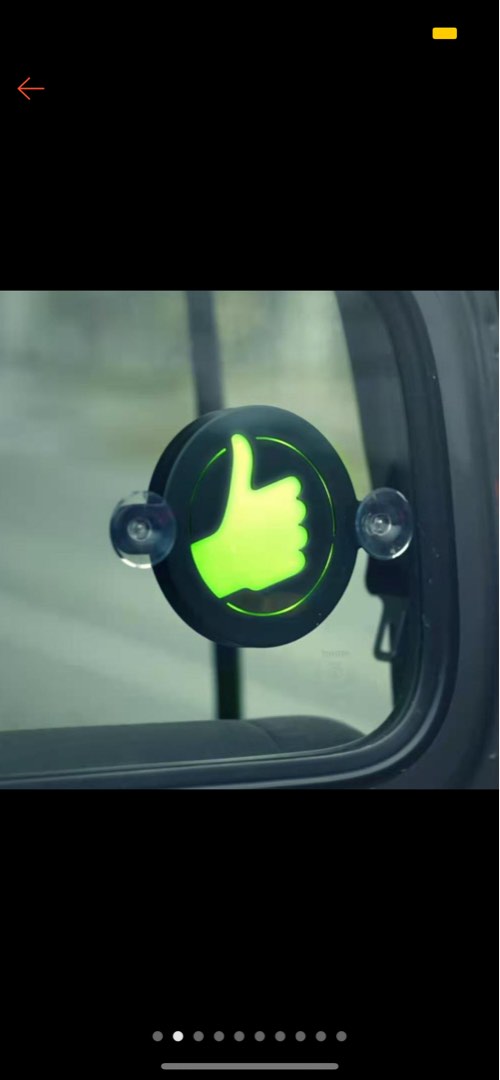 Orion Neis Car wireless courteous thank you light car thumbs up light
