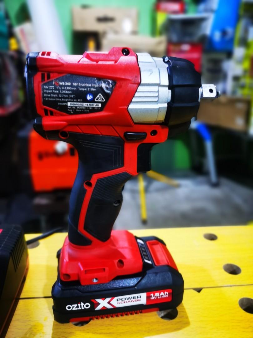 Ozito 18v brushless impact wrench, Commercial & Industrial