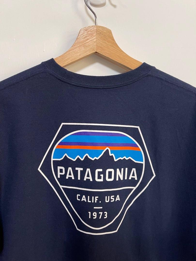 二手］僅試穿Patagonia 短袖M, 他的時尚, 上衣與西裝, T恤、Polo衫在旋轉拍賣