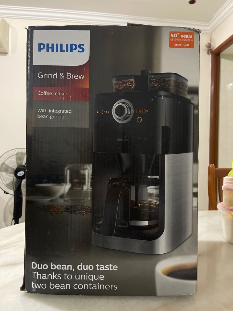 Philips Coffee maker Grind and brew, TV & Home Appliances, Kitchen