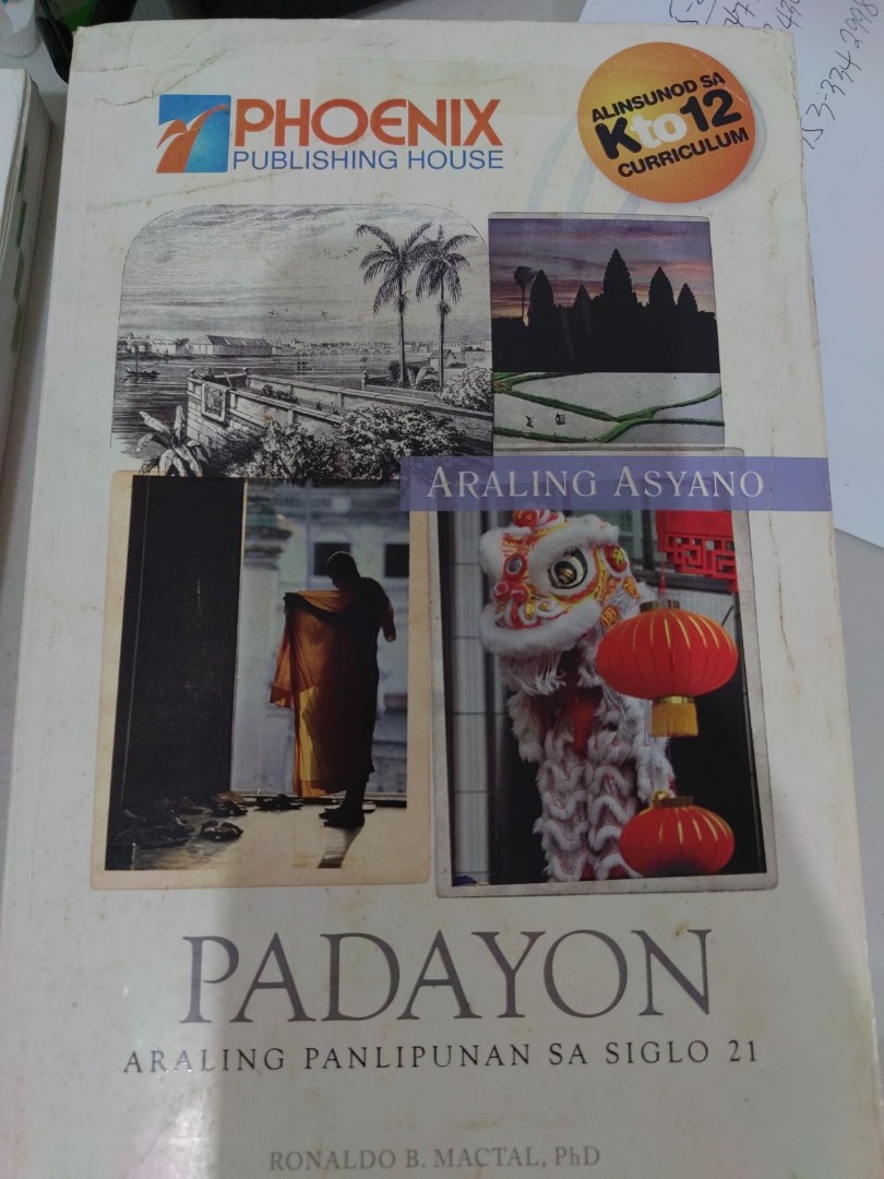 Padayon Araling Panlipunan Sa Siglo 21 Araling Asyano By Phoenix Publishing Hobbies And Toys 7262