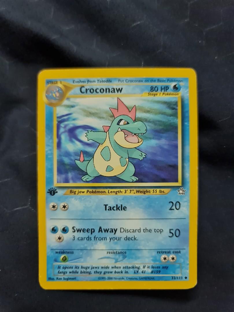 pokemon croconaw card Pokemon HeartGold SoulSilver Single Card Uncommon Croconaw 38/123 –  PokeOrder.com main image 1