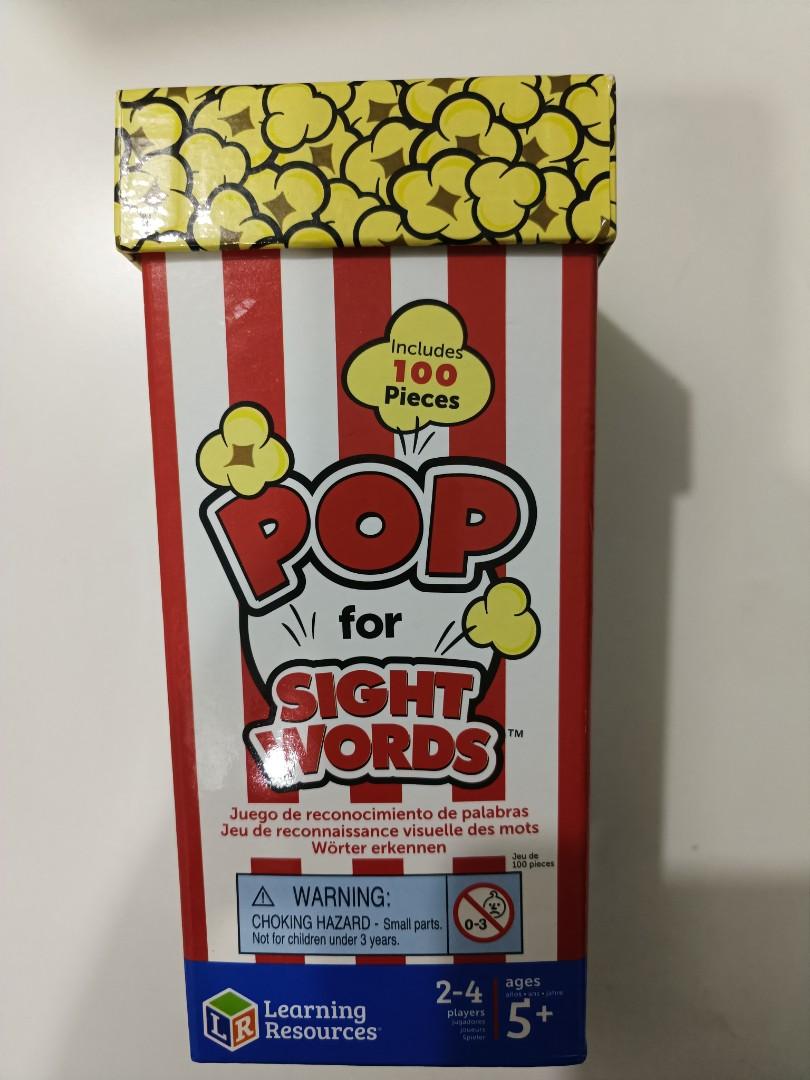 POP sight words, Hobbies & Toys, Toys & Games on Carousell