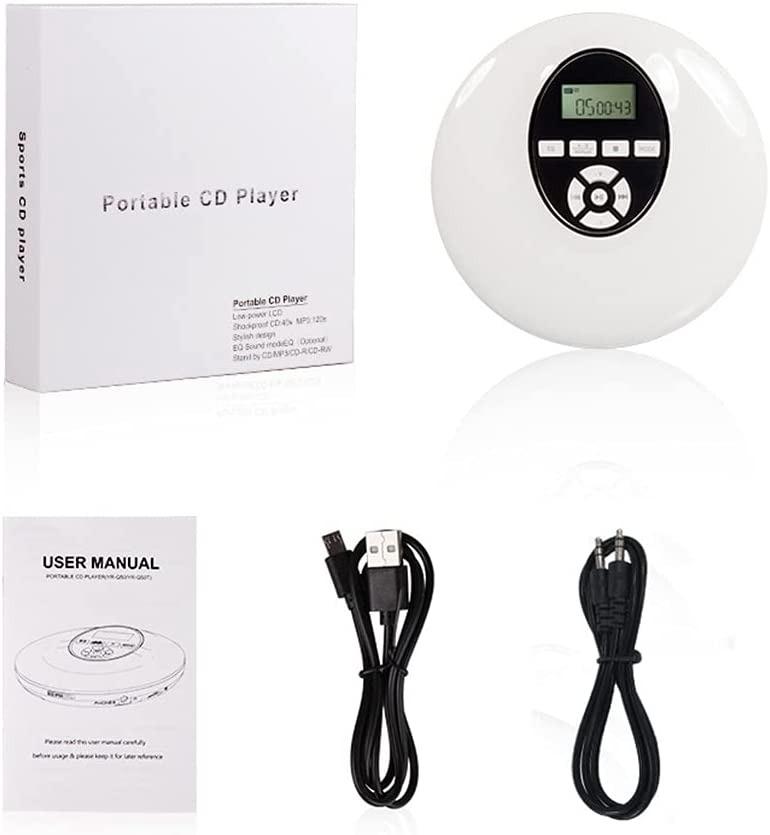 Portable CD Player, Gueray Personal CD Player Discman AntiSkip