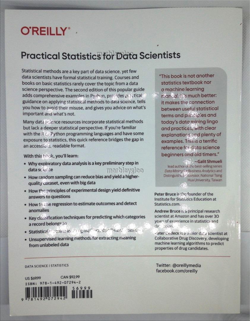 Practical Statistics For Data Scientists 50 Essential Concepts Using R And Python 2nd Edition 4353