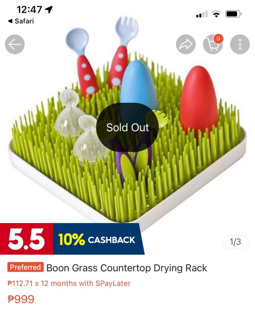 Preloved Boon Drying Rack Lawn Countertop, Green, Babies & Kids