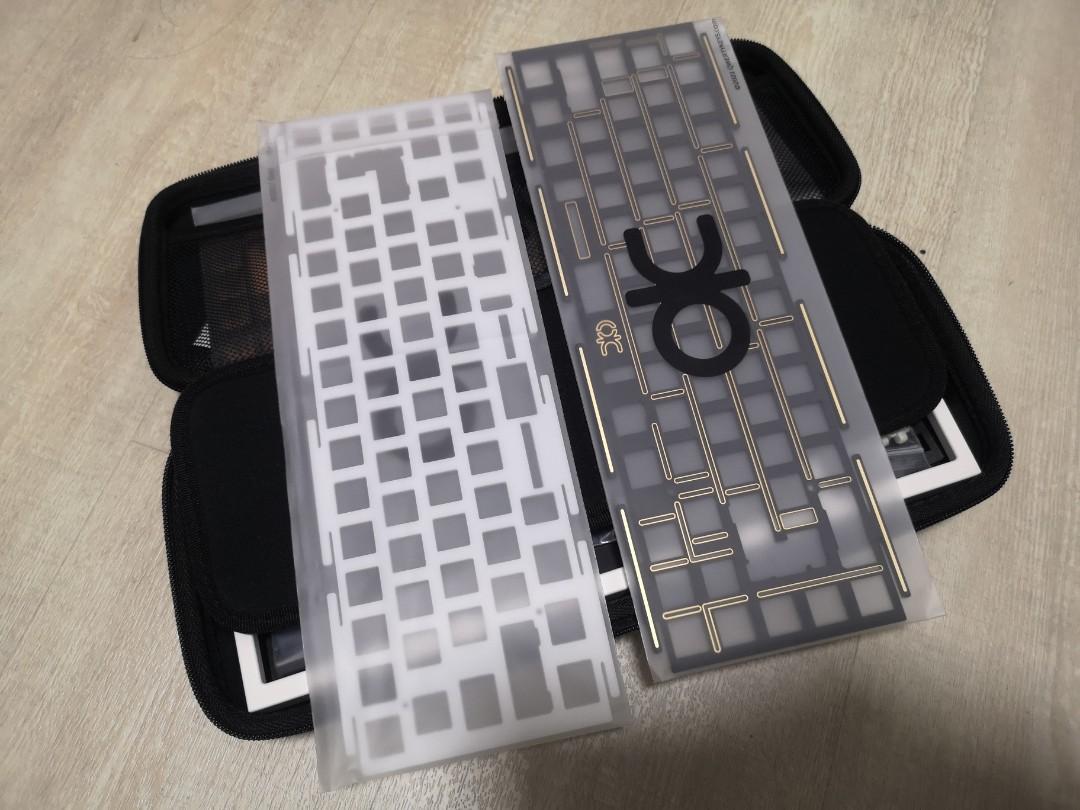 Qwertykeys QK65 EWhite & Blue, Computers & Tech, Parts & Accessories