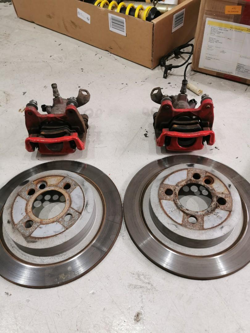 R56 Mini Cooper Jcw/ Cooper s front and rear calipers + rotors+ ...