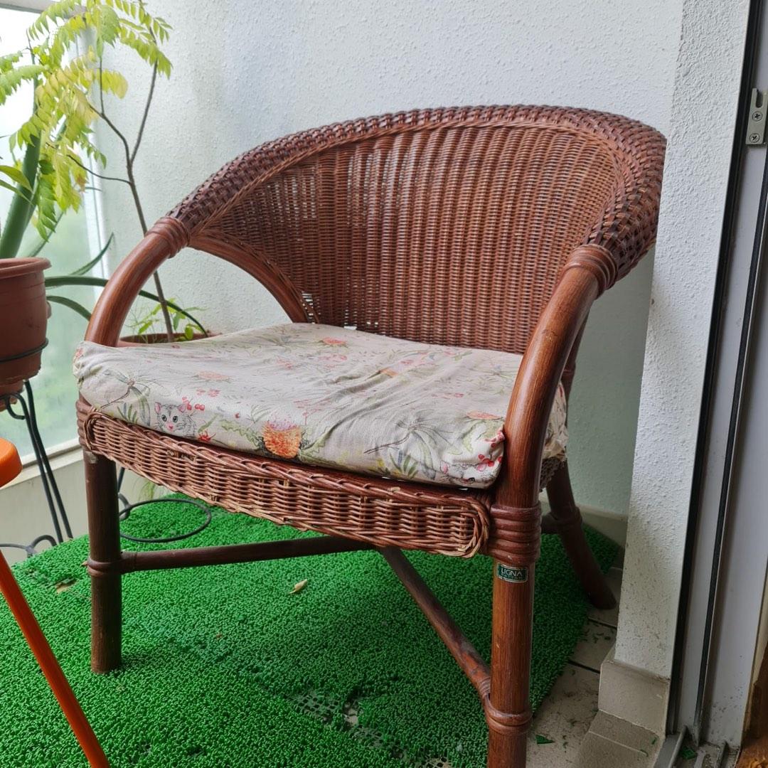 Rattan Chair, Furniture & Home Living, Outdoor Furniture on Carousell