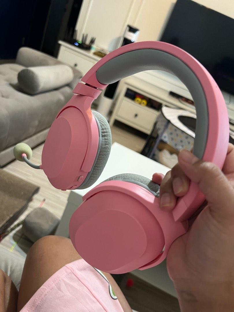 RAZER BARRACUDA X PINK HEADSET, Audio, Headphones & Headsets on Carousell
