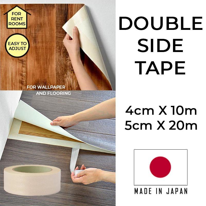 Removable Double Sided Tape made for Wallpaper and Flooring / Rental
