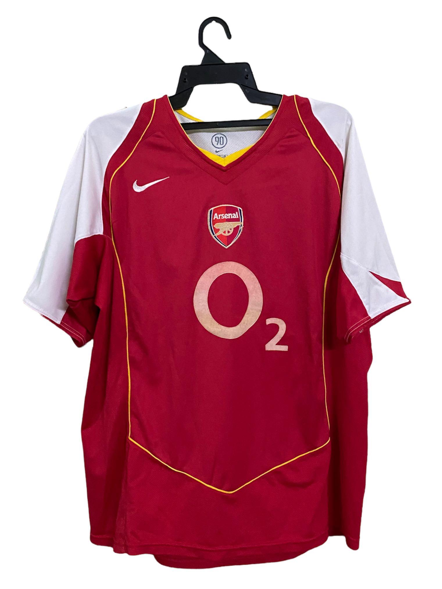 Retro Arsenal 2004 2005 Home Kit Jersey Vintage Jersi Epl Men s