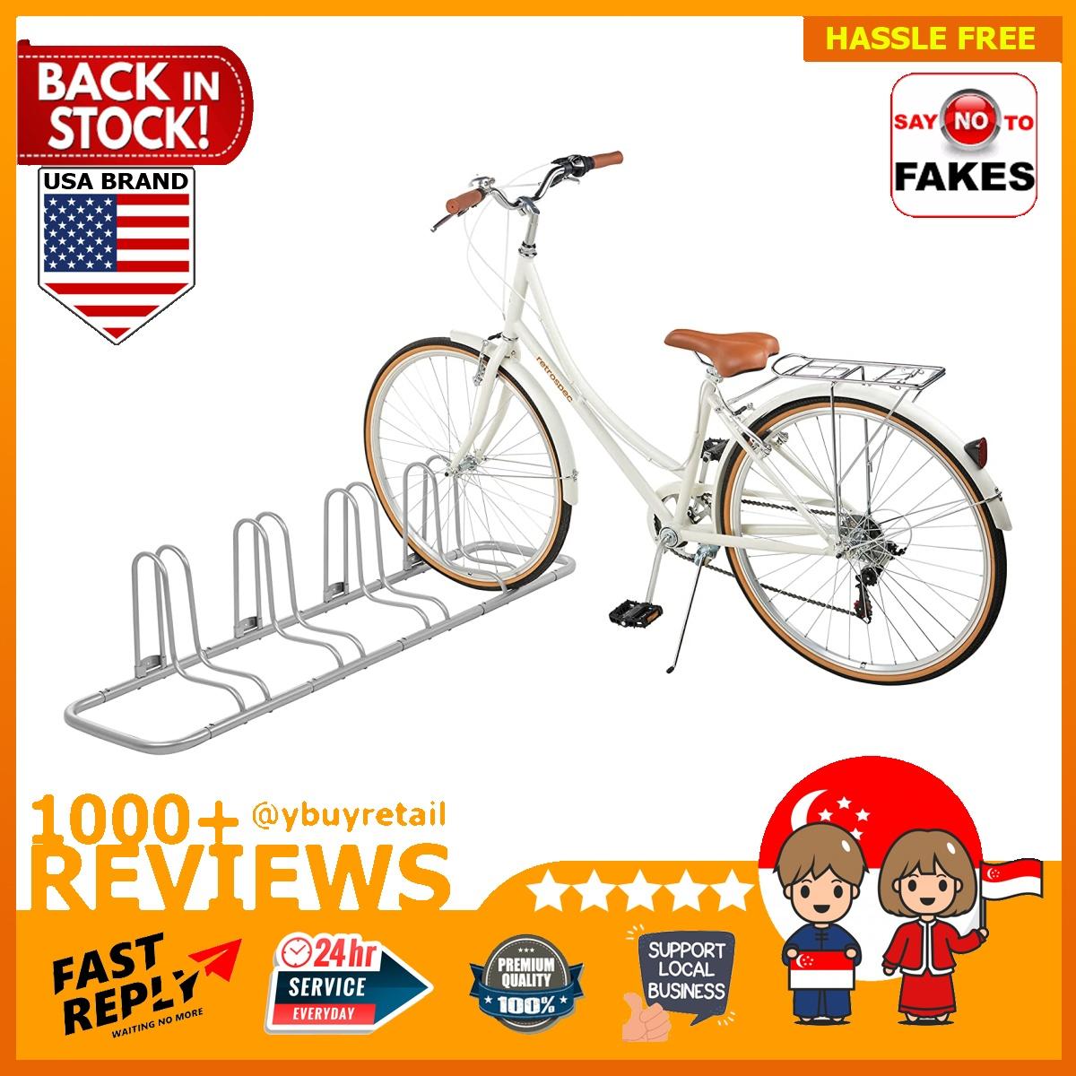 Retrospec USA (2/3/4/5) Bike Stash Rack Floor Stand Bicycle Storage ...