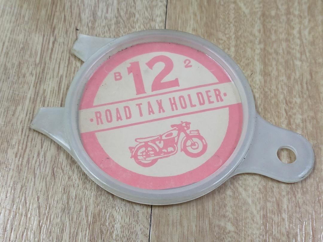 ROADTAX HOLDER / COVER ROADTAX MOTOR LAMA RETRO, Motorbikes on Carousell