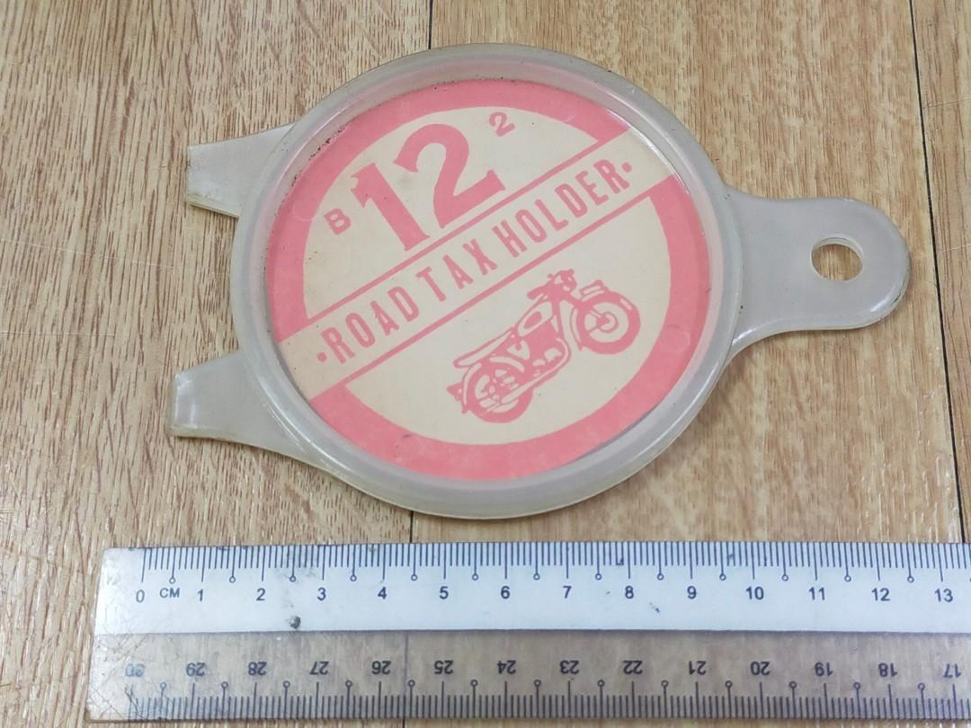 ROADTAX HOLDER / COVER ROADTAX MOTOR LAMA RETRO, Motorbikes on Carousell