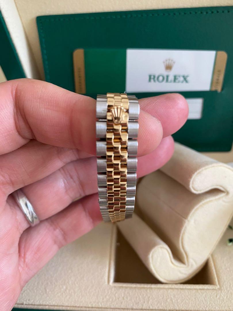 Rolex Lady Datejust 28mm Stainless Steel and Yellow Gold