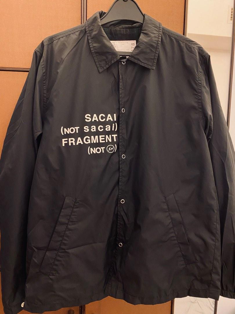 SACAI x FRAGMENT DESIGN Coach Jacket, 男裝, 外套及戶外衣服- Carousell