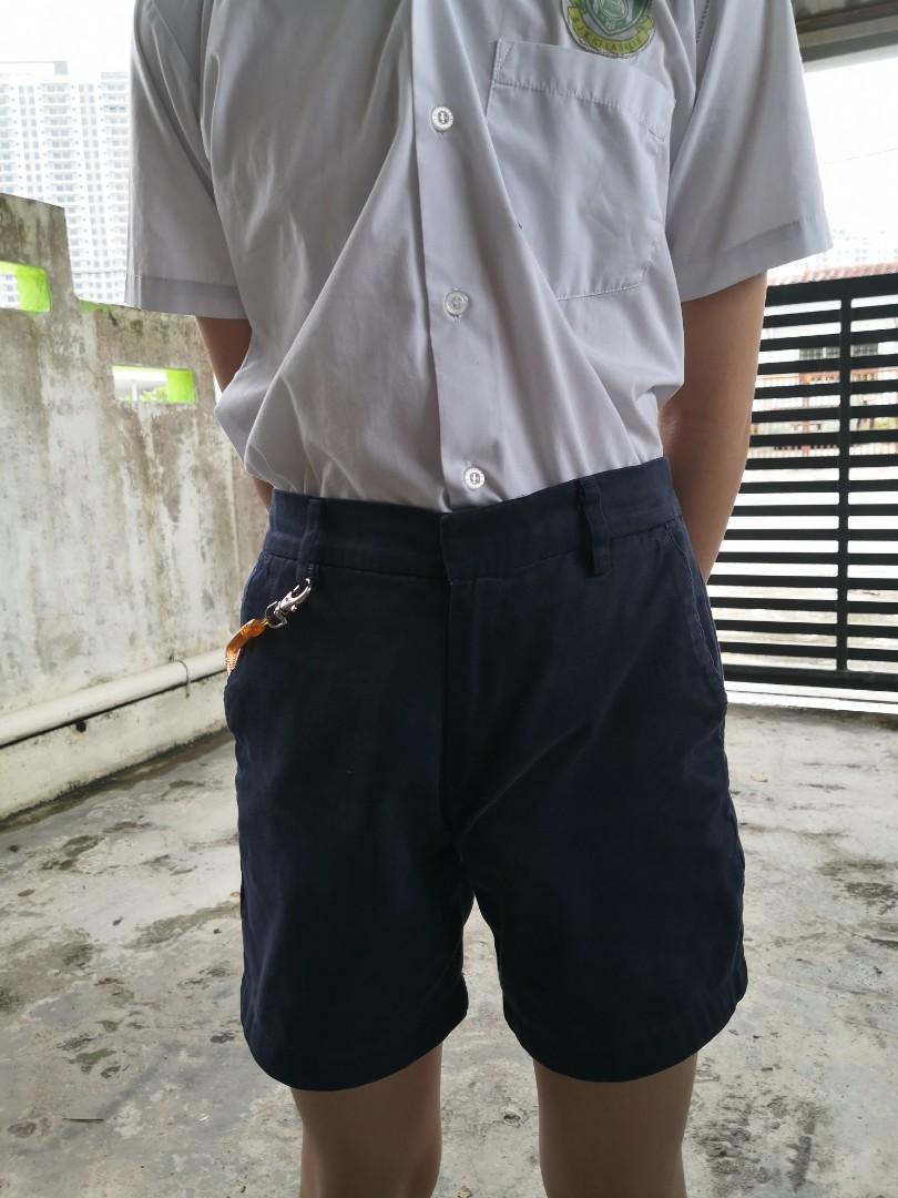 Cotton Blue Plain School Uniform Pants Size 22 to 40