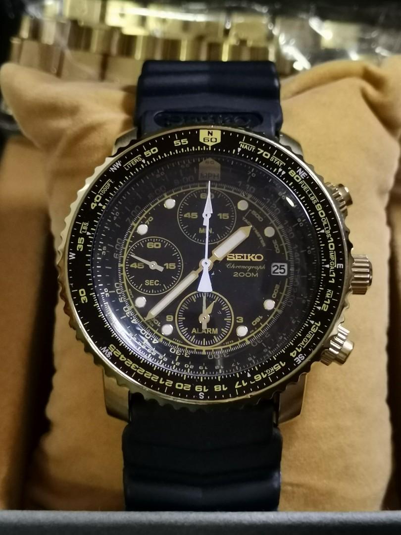 Seiko store flightmaster sna