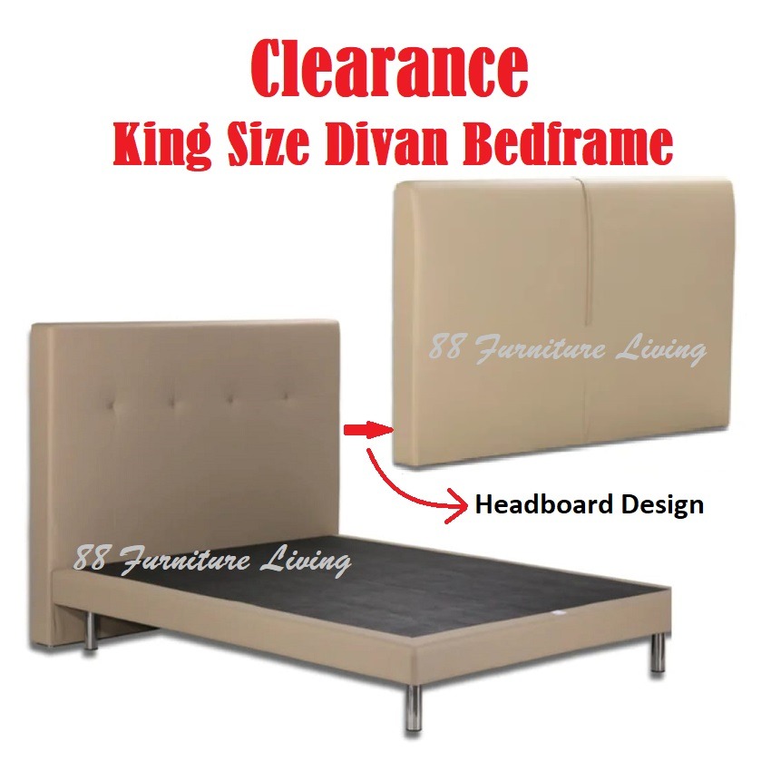 SG88FL Clearance King Size Divan Bedframe, Furniture & Home Living