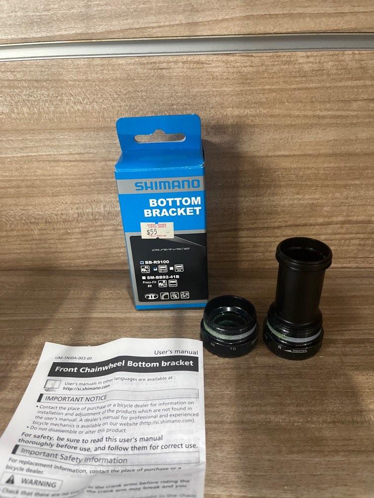 SHIMANO Dura Ace BSA Juego de Cazoletas, Adultos Unisex, Negro, Talla Única