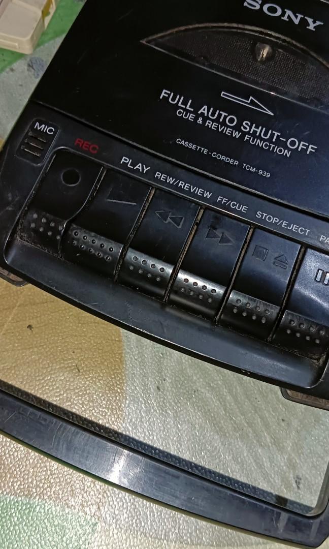 Sony Personal Radio & Cassette Players SONY Cassette-Corder TCM-77