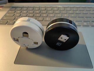 STRETCHABLE CABLE with black （USB-Micro-usb/Lighting）and white colours （USB-Micro-usb/Lighting/Type-C）