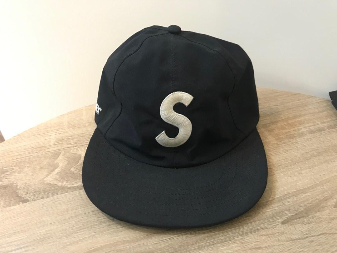 supreme gore-tex S logo cap 帽子 黑色