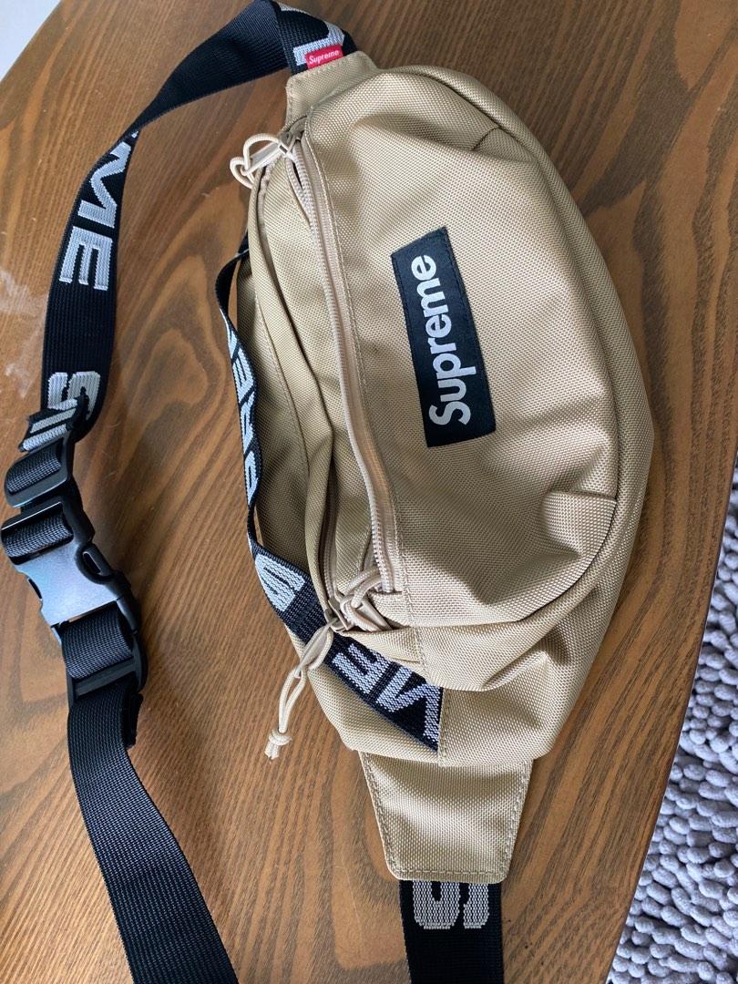 Supreme Waist Bag SS18 Tan, Men's Fashion, Bags, Belt bags ...