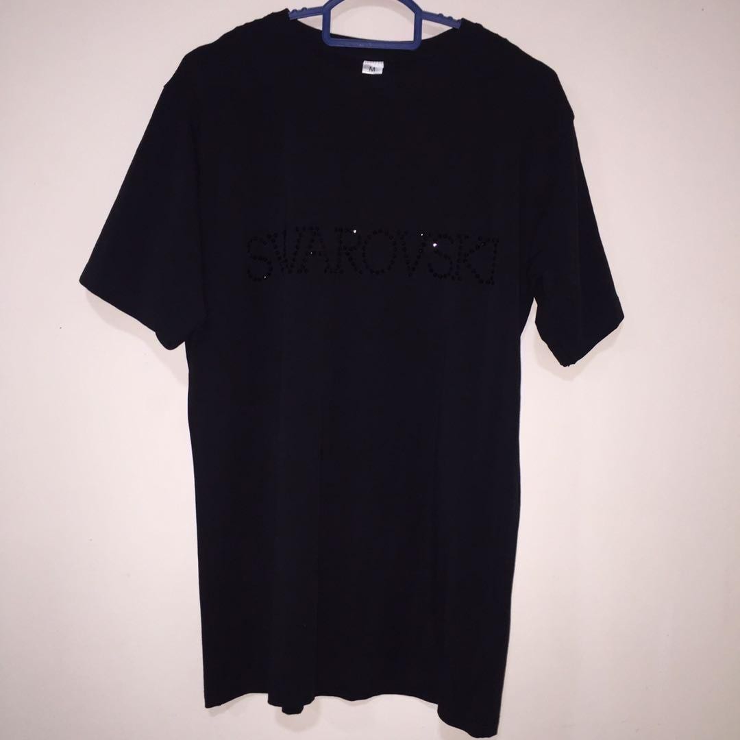 Swarovski Crystal Tshirt, Men's Fashion, Tops & Sets, Tshirts & Polo ...
