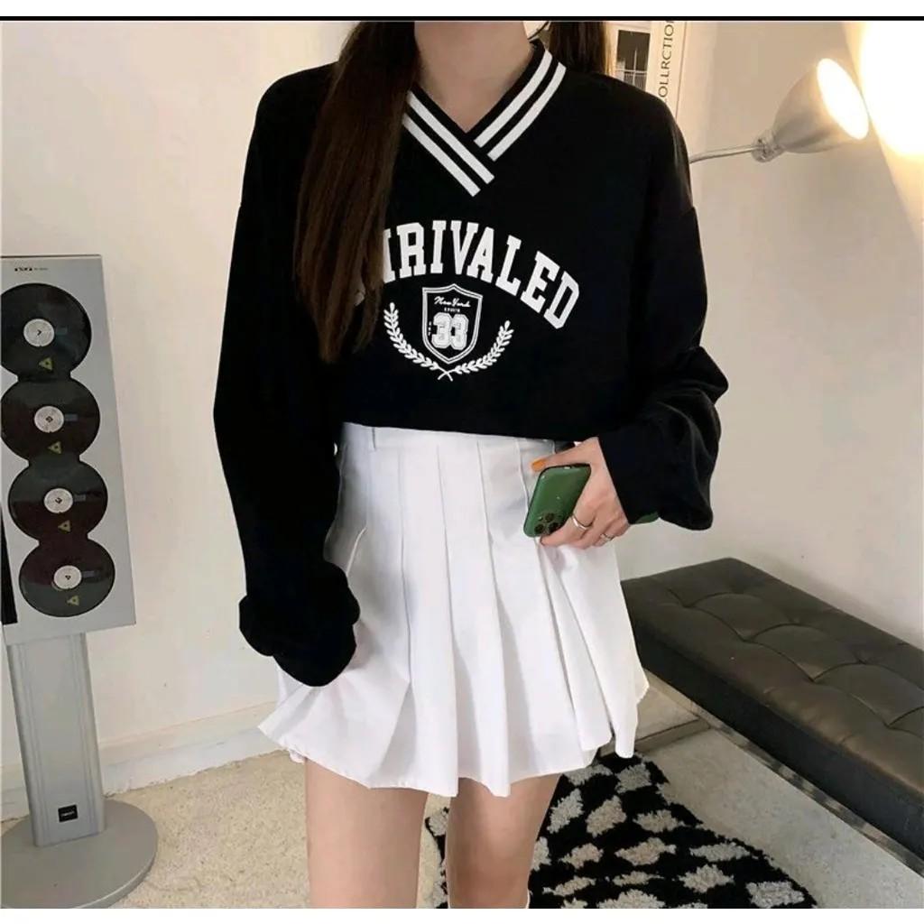 Baju sweater new arrivals crop