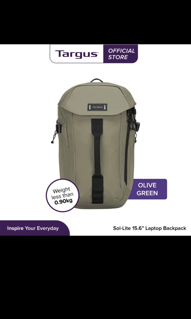 Targus Sol Lite Backpack GREEN only, fast deal 60 sgd PRE ORDER ONLY