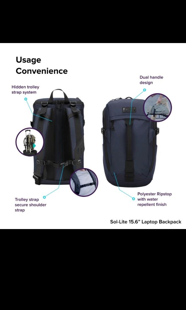 Targus Sol Lite Backpack GREEN only, Men's Fashion, Bags, Backpacks on