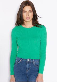 TOPSHOP MINI CABLE CROP SWEATER