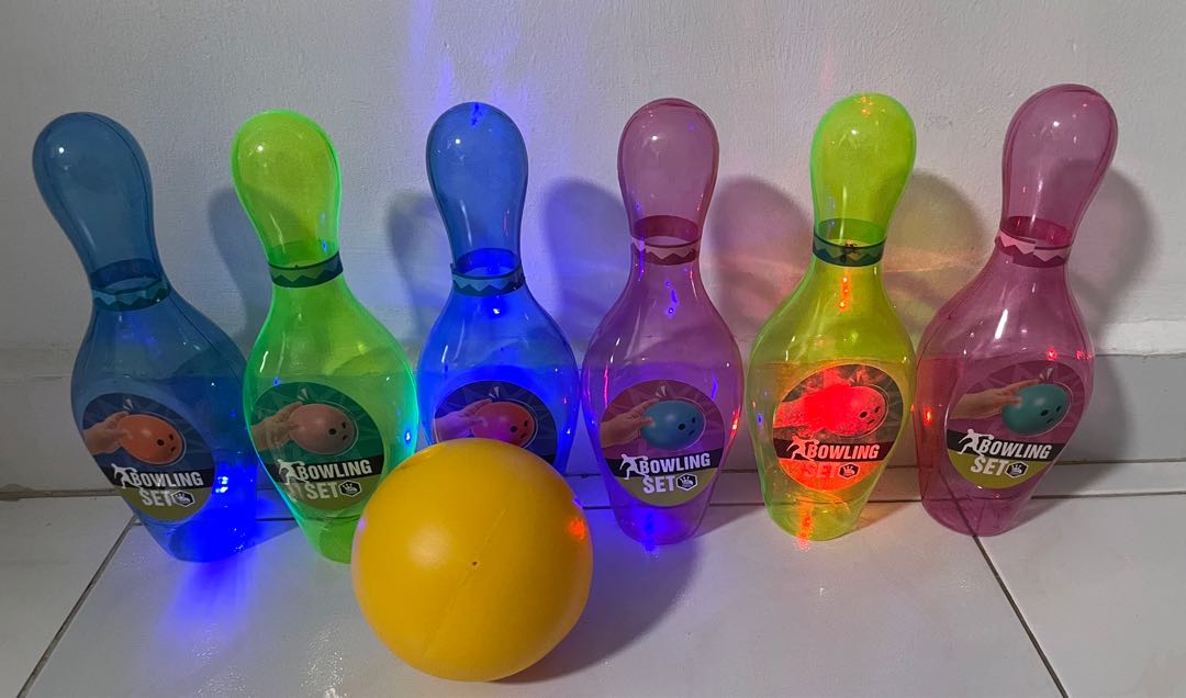 Toy bowling ball full set, Hobbies & Toys, Toys & Games on Carousell