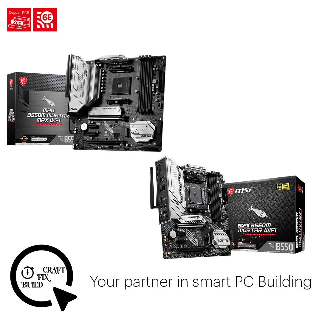 [VALUE KING] MSI MAG B550M MORTAR WIFI MORTAR MAX WIFI PRO VC-WiFi ...