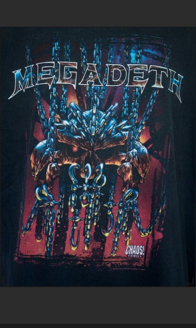 VINTAGE 1998 MEGADETH T-Shirt, Men's Fashion, Tops & Sets, Tshirts