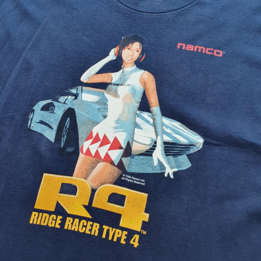 Vintage 1998 Namco Ridge Racer Type 4 Tee, Men's Fashion, Tops & Sets ...