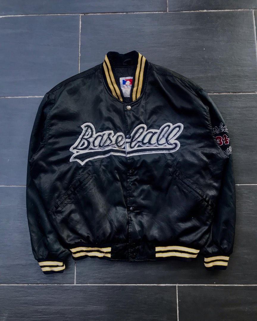 Vintage Baseball MLB Satin Jacket Men s Fashion Coats Jackets