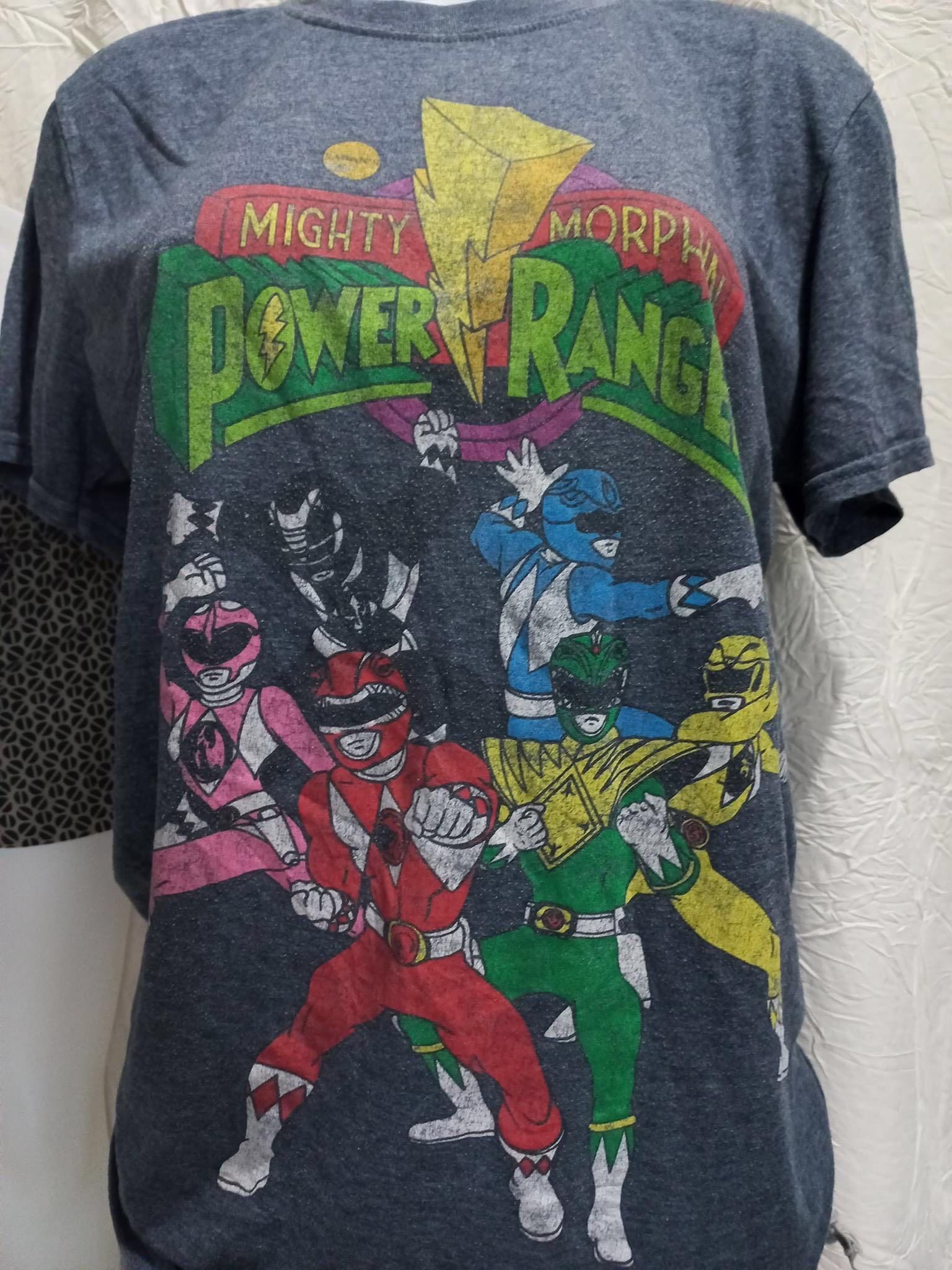 Vintage Original Mighty Morphin power ranger Tshirt, Men's Fashion